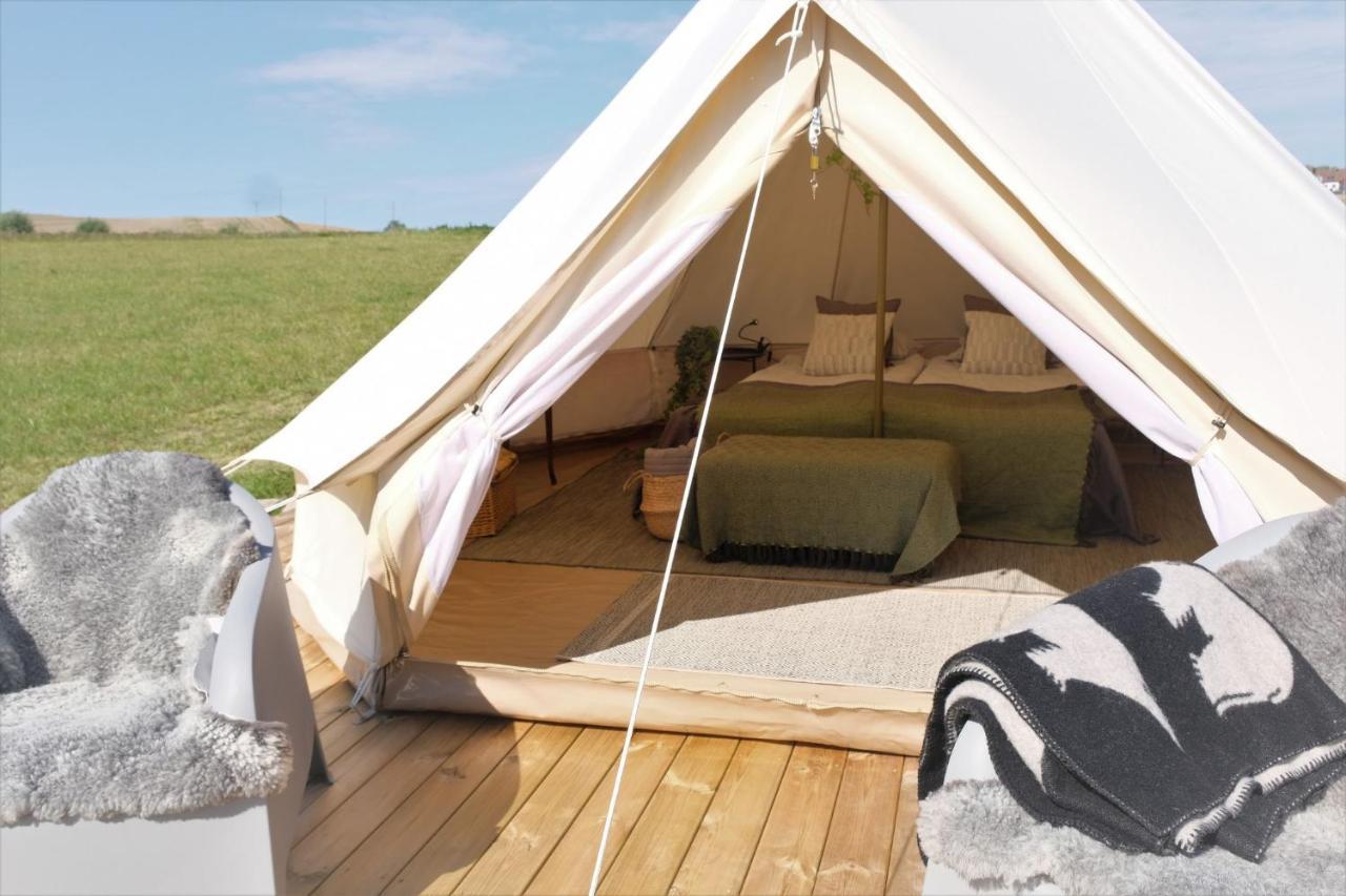 Glamping Och Gardslagenhet Mellan Himmel Och Hav Apartment Skivarp Exterior foto